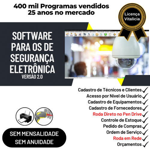 Software Os Segurança Eletrônica v2.0 - Fpqsystem 681558