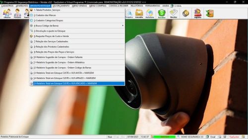 Software Os Segurança Eletrônica  Vendas e Estoque v3.0 681658