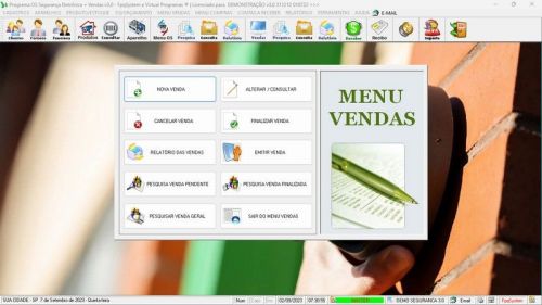 Software Os Segurança Eletrônica  Vendas e Estoque v3.0 681675