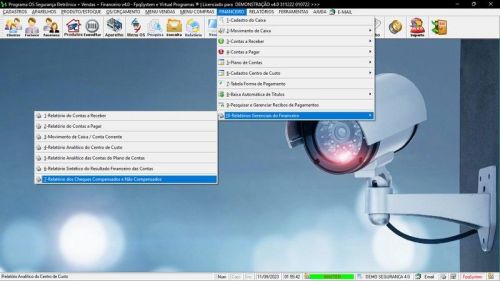 Software Os Segurança Eletrônica  Vendas  Estoque e Financeiro v4.0 681720