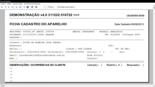Software Os Segurança Eletrônica  Vendas  Estoque e Financeiro v4.0 - Fpqsystem 681725