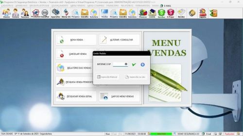 Software Os Segurança Eletrônica  Vendas  Estoque e Financeiro v4.0 - Fpqsystem 681727