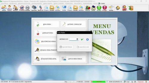 Software Os Segurança Eletrônica  Vendas  Estoque e Financeiro v4.0 681727