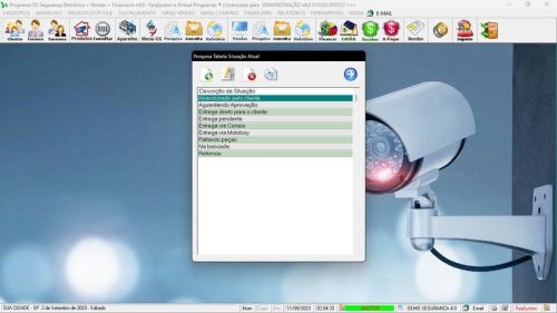 Software Os Segurança Eletrônica  Vendas  Estoque e Financeiro v4.0 681733