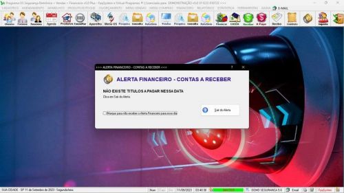 Software Os Segurança Eletrônica  Vendas  Estoque e Financeiro v5.0 Plus 681803