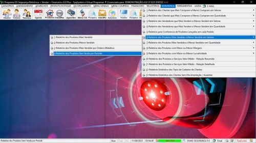 Software Os Segurança Eletrônica  Vendas  Estoque e Financeiro v5.0 Plus 681804