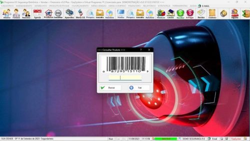 Software Os Segurança Eletrônica  Vendas  Estoque e Financeiro v5.0 Plus 681811