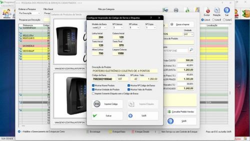 Software Os Segurança Eletrônica  Vendas  Estoque e Financeiro v5.0 Plus 681812