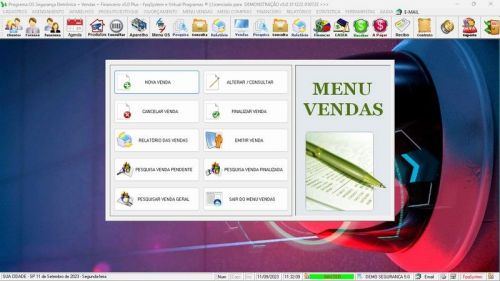 Software Os Segurança Eletrônica  Vendas  Estoque e Financeiro v5.0 Plus 681814