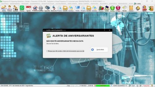 Software Os Segurança Eletrônica  Vendas  Estoque e Financeiro v7.0 Plus  Whatsapp 681923