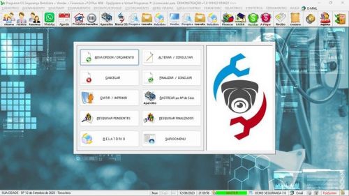 Software Os Segurança Eletrônica  Vendas  Estoque e Financeiro v7.0 Plus  Whatsapp - Fpqsystem 681927