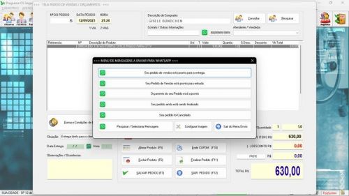 Software Os Segurança Eletrônica  Vendas  Estoque e Financeiro v7.0 Plus  Whatsapp 681936