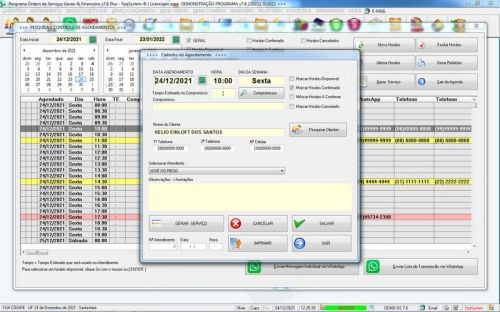 Software Os Serviços de eletricista com Vendas Financeiro e Estatísticas v7.6 Plus - Fpqsystem 664124