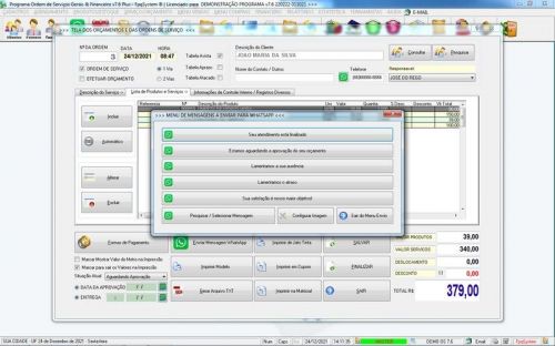 Software Os Serviços de eletricista com Vendas Financeiro e Estatísticas v7.6 Plus  Whatsapp via Os - Fpqsystem 664132