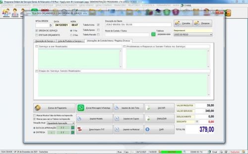 Software Os Serviços de Limpeza e Higienização com Vendas Financeiro e Estatísticas v7.6 Plus - Fpqsystem 663959