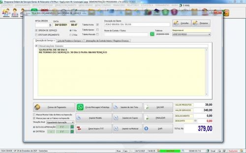 Software Os Serviços de Pintura e Reforma com Vendas Financeiro e Estatísticas v7.6 Plus  Whatsapp via Os - Fpqsystem 664064