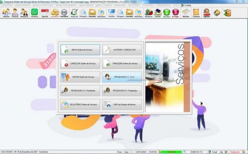 Software Os Serviços Diversos com Vendas Financeiro e Estatísticas v7.6 Plus  Whatsapp via Os - Fpqsystem 664870