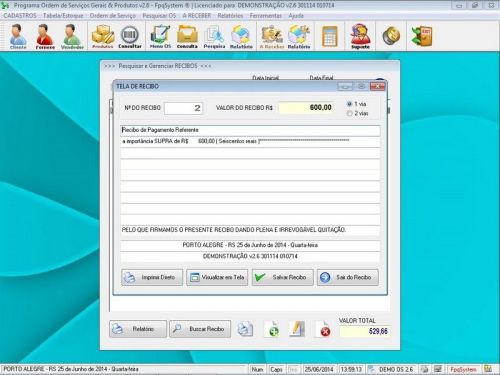 Software Os Serviços Diversos Orçamentos e Relatórios v2.6 - Fpqsystem 664825