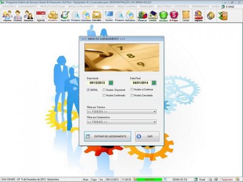 Software Os Serviços Gerais com Vendas Financeiro e Estatísticas v5.6 Plus - Fpqsystem 664765
