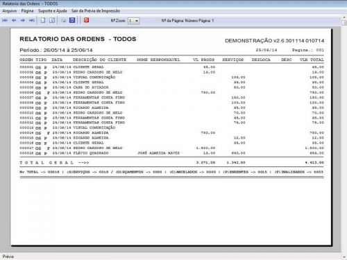 Software Os Serviços Gerais Orçamentos e Relatórios v2.6 - Fpqsystem 658766