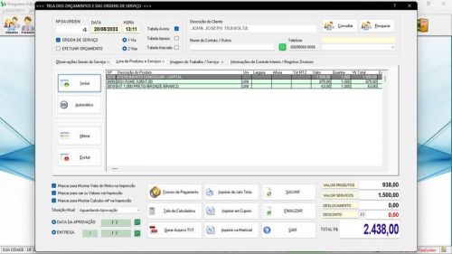 Software Os Vidraçaria e Esquadria  Vendas  Financeiro v6.7 Plus Whatsapp 682704