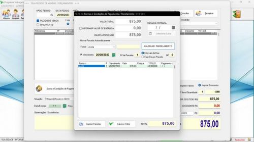 Software Os Vidraçaria e Esquadria  Vendas  Financeiro v6.7 Plus Whatsapp - Fpqsystem 682709