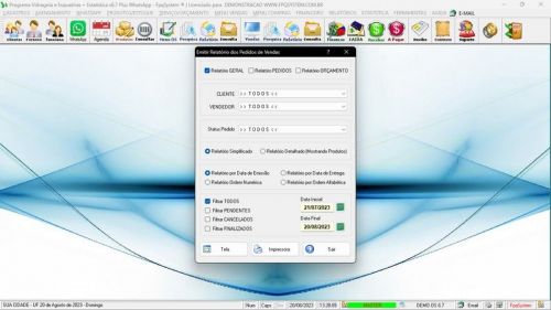 Software Os Vidraçaria e Esquadria  Vendas  Financeiro v6.7 Plus Whatsapp 682710