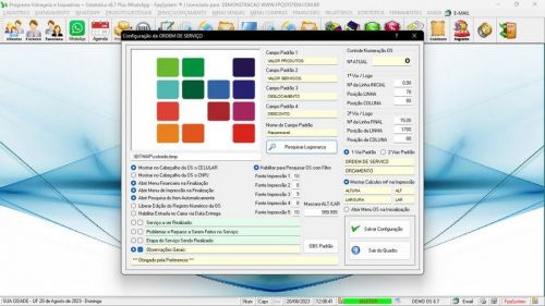 Software Os Vidraçaria e Esquadria  Vendas  Financeiro v6.7 Plus Whatsapp - Fpqsystem 682718