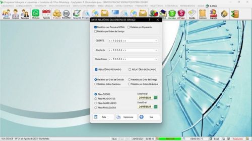 Software Os Vidraçaria e Esquadria  Vendas  Financeiro v7.7 Plus Whatsapp 682772