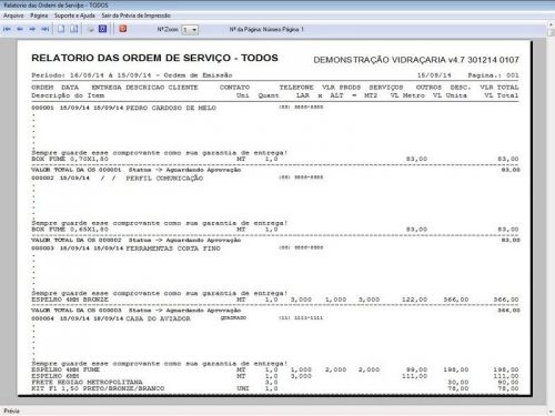 Software Os Vidraçaria e Esquadrias com Vendas e Financeiro v4.7 - Fpqsystem 682571