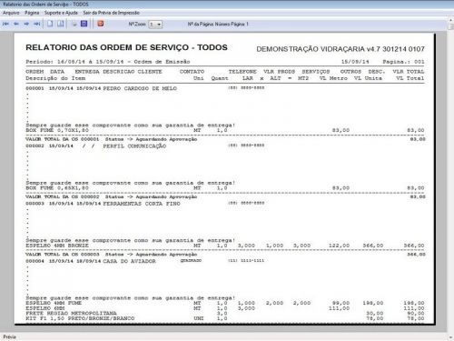 Software Os Vidraçaria e Esquadrias com Vendas e Financeiro v4.7 682571