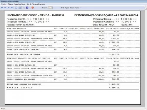 Software Os Vidraçaria e Esquadrias com Vendas e Financeiro v4.7 - Fpqsystem 682572