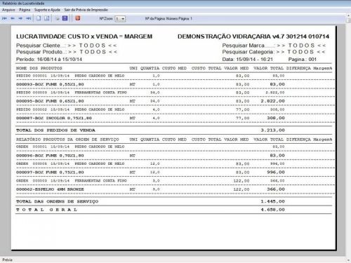 Software Os Vidraçaria e Esquadrias com Vendas e Financeiro v4.7 682572