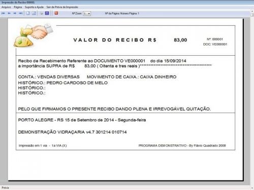 Software Os Vidraçaria e Esquadrias com Vendas e Financeiro v4.7 - Fpqsystem 682577