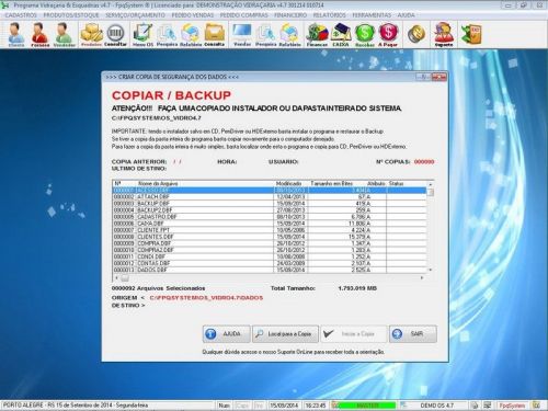 Software Os Vidraçaria e Esquadrias com Vendas e Financeiro v4.7 682579