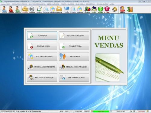 Software Os Vidraçaria e Esquadrias com Vendas e Financeiro v4.7 - Fpqsystem 682583