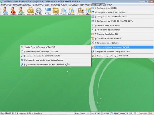 Software para Auto Peças com Controle de Estoque e Pedido de Vendas v1.0 - Fpqsystem 658305