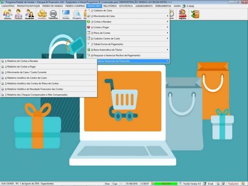 Software para Auto Peças com Controle de Estoque Pedido de Vendas e Financeiro v4.0 Plus - Fpqsystem 662946