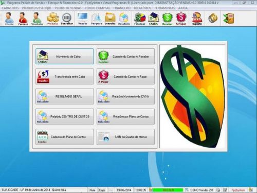 Software para Floricultura com Controle de Estoque Pedido de Vendas e Financeiro v2.0 - Fpqsystem 662313