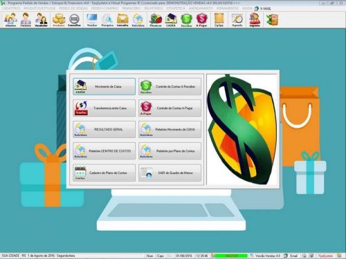 Software para Floricultura com Controle de Estoque Pedido de Vendas e Financeiro v4.0 Plus - Fpqsystem 663283