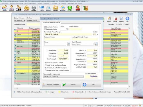 Software Para Gerenciar Representação e Pedido De Vendas 1.0 - Fpqsystem 409157