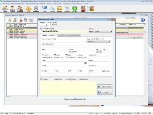 Software Para Gerenciar Representação e Pedido De Vendas 1.0 - Fpqsystem 409158