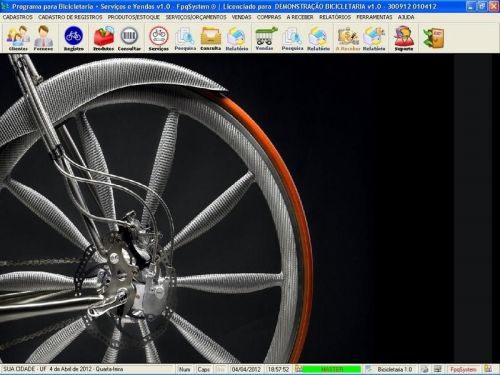 Software para Loja de Bicicletaria com Serviços e Vendas v1.0 682191