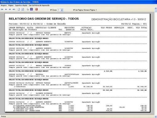 Software para Loja de Bicicletaria com Serviços e Vendas v1.0 - Fpqsystem 682202