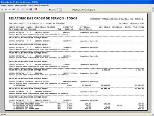 Software para Loja de Bicicletaria com Serviços e Vendas v1.0 682202