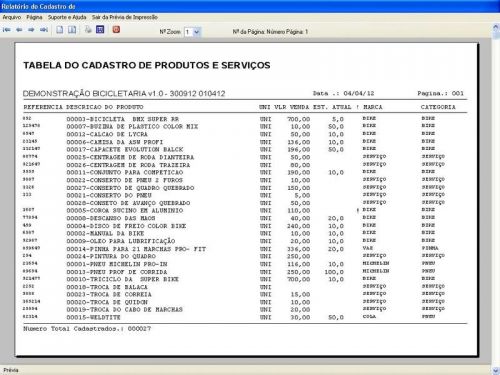 Software para Loja de Bicicletaria com Serviços e Vendas v1.0 682203