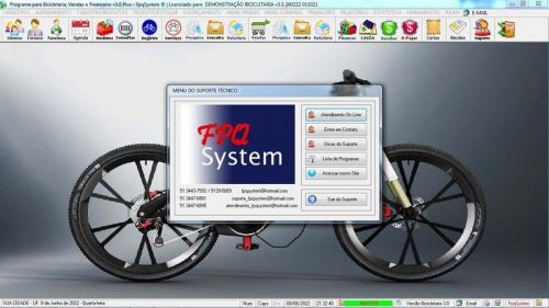 Software para Loja de Bicicletaria com Serviços Vendas Estoque e Financeiro v3.0 Plus - Fpqsystem 682309