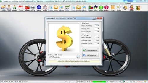 Software para Loja de Bicicletaria com Serviços Vendas Estoque e Financeiro v3.0 Plus - Fpqsystem 682310