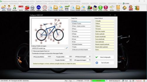 Software para Loja de Bicicletaria com Serviços Vendas Estoque e Financeiro v4.0 Plus - Fpqsystem 682030