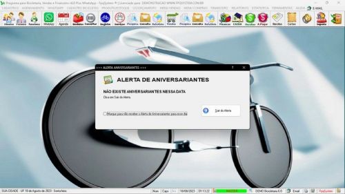 Software para Loja de Bicicletaria com Serviços Vendas Estoque e Financeiro v6.0 Plus Whatsapp - Fpqsystem 682142
